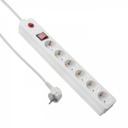 Olimp Sport Produžni kabl 6r/5m sa prekidacem i zaštitom 3x1,5mm (Linkom) - beli Cene