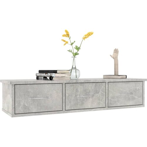  Zidna polica s ladicama 88x26x18,5 cm konstruirano drvo Slike