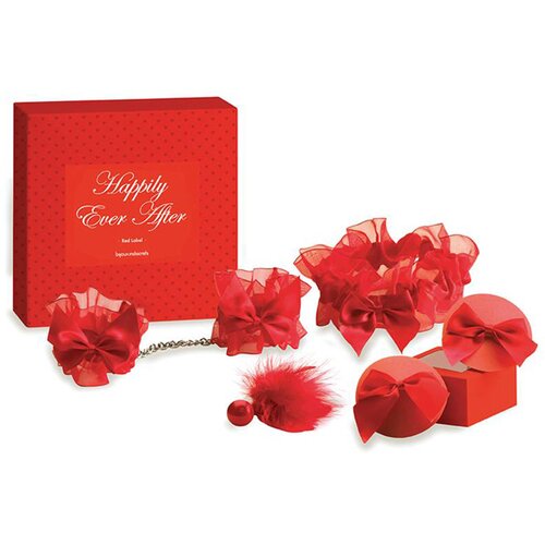 Bijoux Indiscrets BDSM komplet za vjenčanu noć - Happily Ever After, crveni Slike