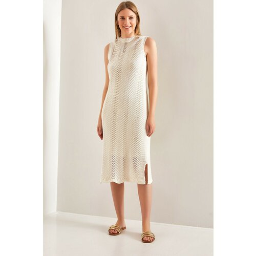 Bianco Lucci women's patterned lined summer knitwear Slike
