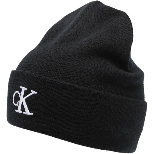 Calvin Klein Jeans Kapa Monogram Embro Beanie K50K512145 Črna Slike