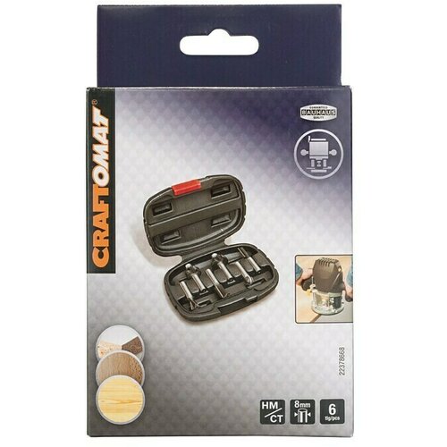 CRAFTOMAT Set glodala (6 -dij., Promjer brtve: 8 mm) Slike