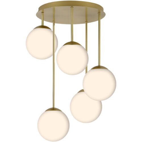 Toolight Viseća Lampa APP1818-5CPR GOLD Slike