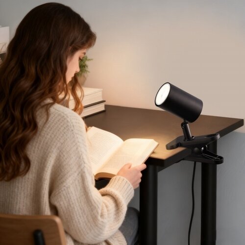  Immax NEO 08291L - Lampa sa klipsom PUNTO 1xGU10/9W/230V crna Slike