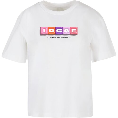 Miss Tee Women's T-shirt IDGAF - white Cijene