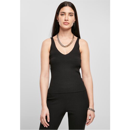 UC Ladies Women&amp;#039;s rib knitted fabric black Slike