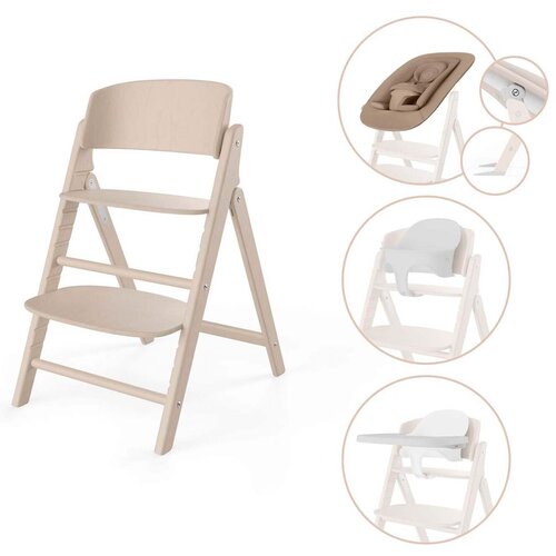Cybex Gold&amp;reg; otro&amp;scaron;ki stolček click&amp;amp;fold&amp;trade; set 4v1 all natural Slike