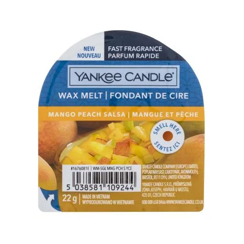 Yankee Candle Mango Peach Salsa 22 g dišeči vosek true