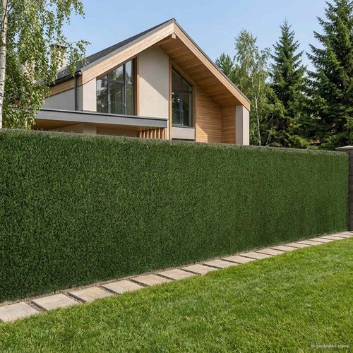  Umjetna ograda Svijetlo zelena 1,5 x 4 m PVC i čelik Slike