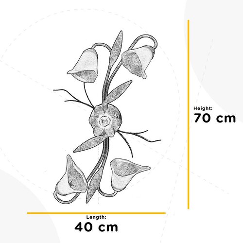 Lesnina XXXL STROPNA SVETILKA 70/40/25 cm Slike