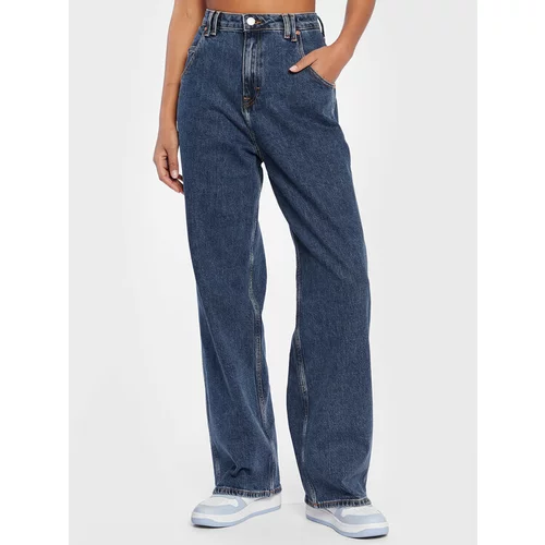 Tommy Jeans Jeans hlače Daisy DW0DW14783 Mornarsko modra Baggy Fit