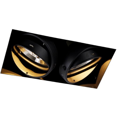 QAZQA Smart Inbouwspot zwart Trimless 2-lichts incl. 2 Wifi GU10 111mm- Oneon Cene