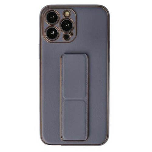  futrola kožna sa postoljem za samsung A136 / A047 galaxy A13 5G / A04S siva Slike