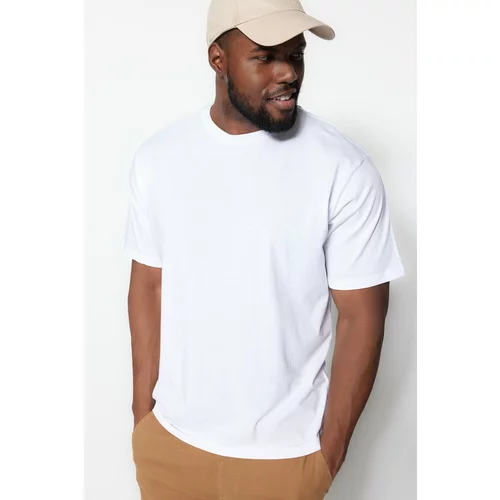 Trendyol Plus Size T-Shirt - White - Regular