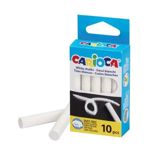 Carioca Set od 10 bijelih kreda za ploču - Cene