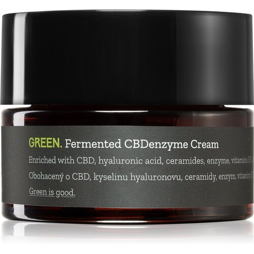 Canneff Green CBDenzyme Cream intenzivna pomlajevalna kura s CBD-jem 50 ml Slike