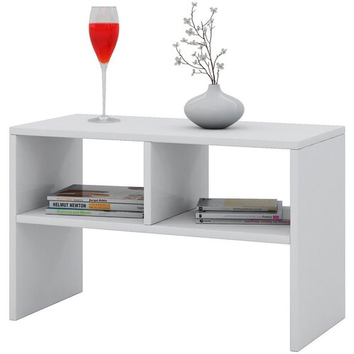 MID.YOU klubska miza nachto, bela, 63 cm Slike