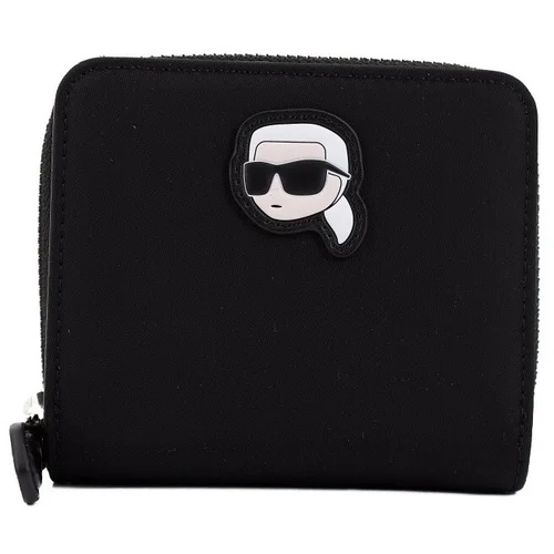 Karl Lagerfeld Denarnica IKON NYLON MD BFD WLLT Črna