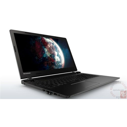 Lenovo IdeaPad 100-15 (Black) Core i5-5200U 2.2-2.7GHz/3MB 4GB DDR3 500GB 15.6'' HD (1366x768) LED Glossy 0.3MP Integrated HD 5500 DVDRW Lan WiFi BGN HDMI USB3.0 4-1 BT4.0 NumPad 4cell DOS, 80QQ012KYA laptop Slike
