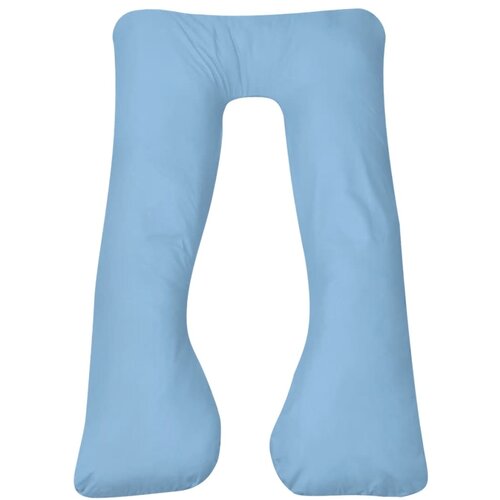 VidaXL Jastuk za trudnice 90x145 cm Svijetlo Plavi Slike