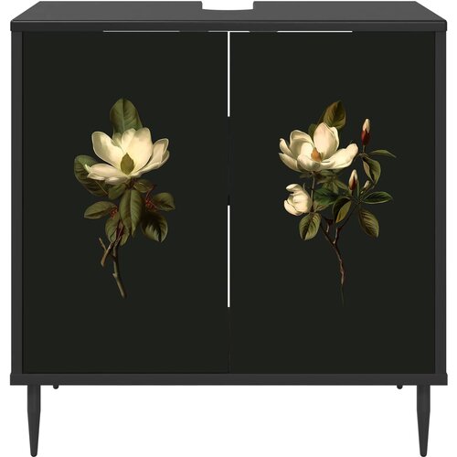  Kupaonski ormar BREMEN Crni hrast 60 x 40 x 61 cm Slike