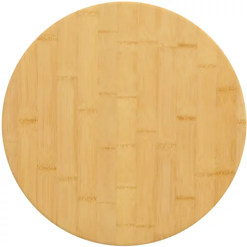 vidaXL Stolna ploča Ø40x4 cm od bambusa