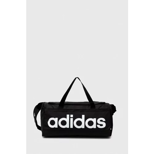 Adidas Športna torba Essentials Linear Medium črna barva