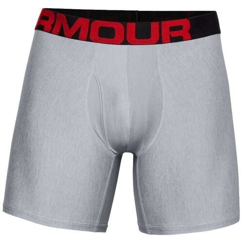 Under Armour Charged Tech 6in 2 Pack Siva Slike
