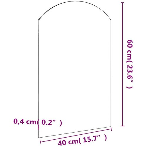 vidaXL Ogledalo 60 x 40 cm stakleno Cijene