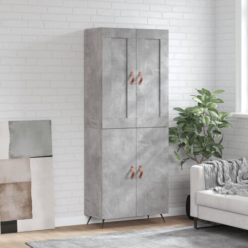  Visoka komoda siva betona 69,5x34x180 cm od konstruiranog drva Cene