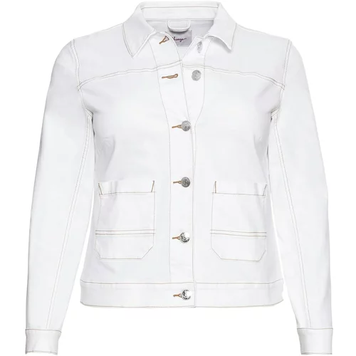 SHEEGO Prijelazna jakna bijeli traper
