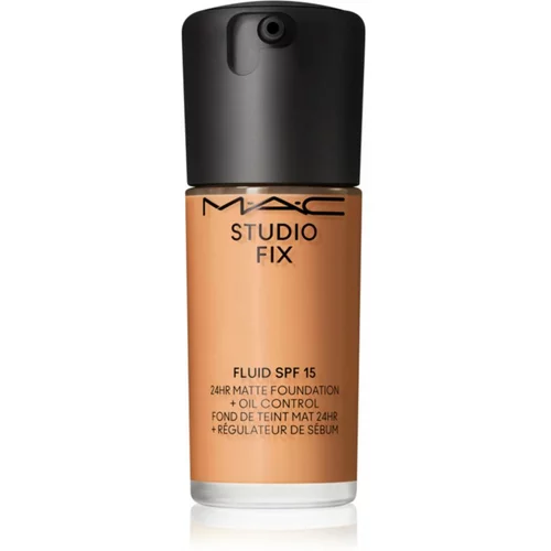 MAC Cosmetics Studio Fix Fluid SPF 15 24HR Matte Foundation + Oil Control matirajoči tekoči puder SPF 15 odtenek NC42 30 ml