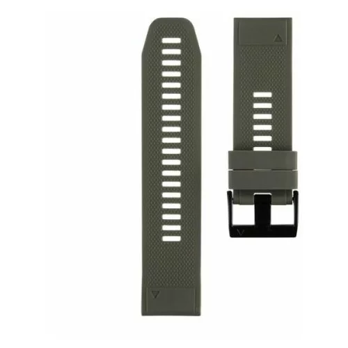 Onasi Silikonski pašček za uro 26 mm - Quick Fit - Fenix 5x / 6x - vojaško zelen