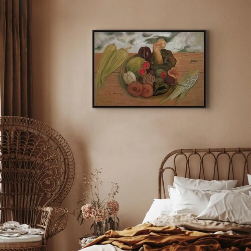  Slika - Frida Kahlo &amp;ndash; The Fruits of the Earth 120x80 U crnom drvenom okviru Slike
