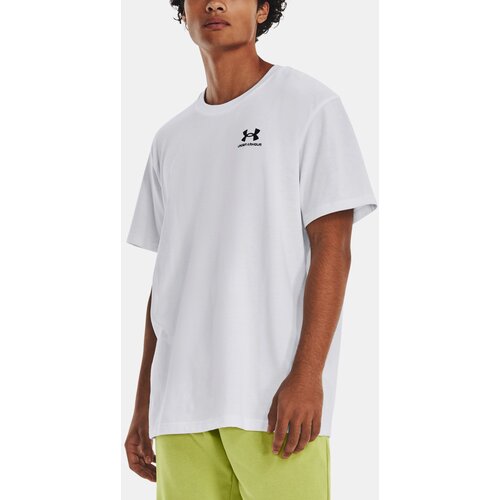 Under Armour T-Shirt UA LOGO EMB HEAVYWEIGHT SS-WHT - Men Cene