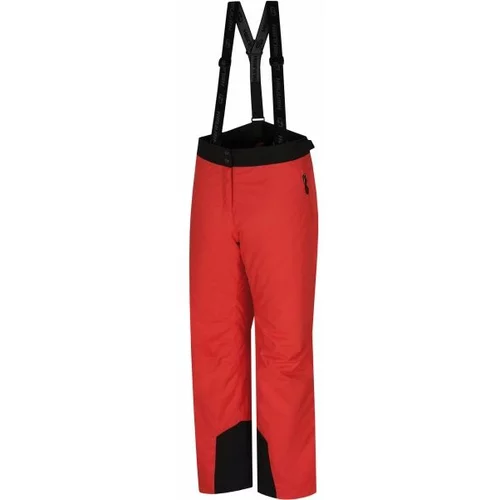 HANNAH GABRIL Ženske hlače za skijanje, crvena, veličina
