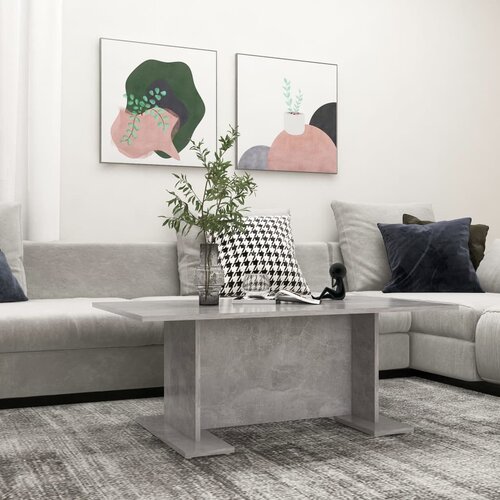  Stolić za kavu siva boja betona 103,5 x 60 x 40 cm od iverice Cijene