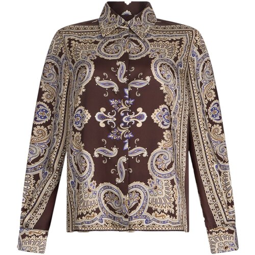 Liu Jo Srajce &amp;amp; Bluze CAMICIA TS M/L MF5393 TS117 Kostanjeva Slike