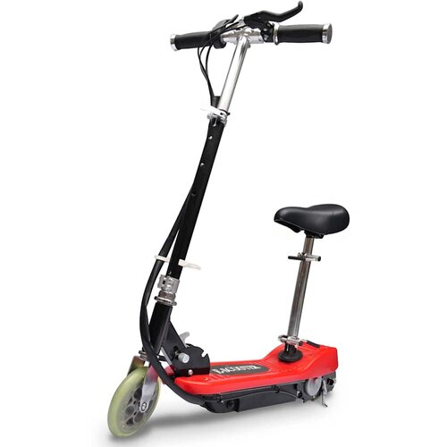  Električni romobil sa sjedalom 120 W crveni Cijene
