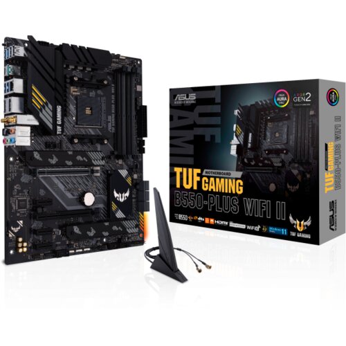 Asus TUF GAMING B550-PLUS WIFI II AMD B550 Priključnice AM4 ATX Cijene