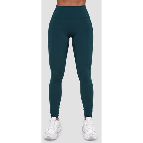 GymBeam ženske helanke ignite dark green Slike