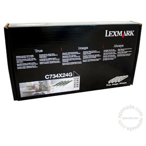 Lexmark Photoconductor C734X24G toner Slike