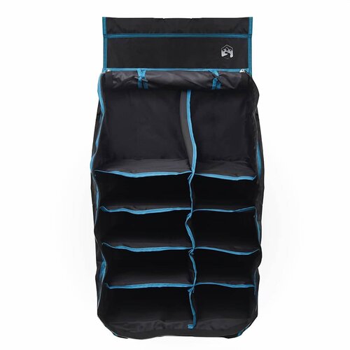  organizator &amp;scaron;atora s 10 džepova Crna 40,5 x 25 x 80 cm Slike