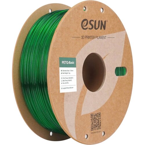 eSUN PETG Basic Translucent Green - 1,75 mm / 1000 g Cene