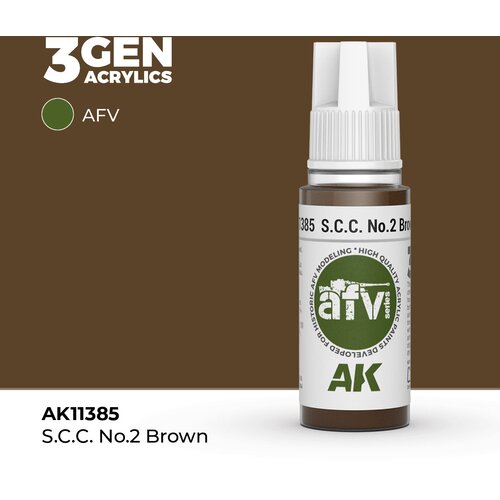 AK Interactive S.C.C. No.2 Brown 17ml - 3rd Gen Akrilna Boja AK11385 Cene