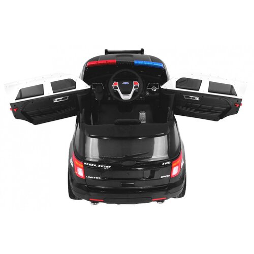  Auto na akumulator SUV Police - crni Slike
