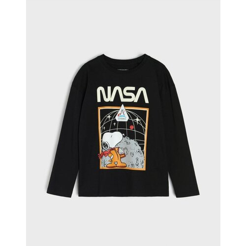 Sinsay Pamučna majica s printom NASA Peanuts Cijene