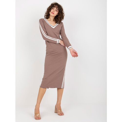 FANCY Dress-FA-SK-8297.18P-brown Slike