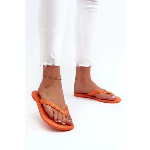 Kesi Women's Flat Flexible Flip-Flops ZAXY Orange