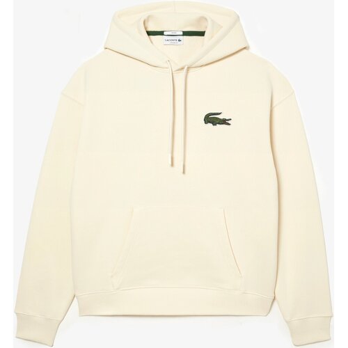 Lacoste Puloverji Sudadera Jogger unisex loose fit en algodn ecolgico con ca Bež Slike